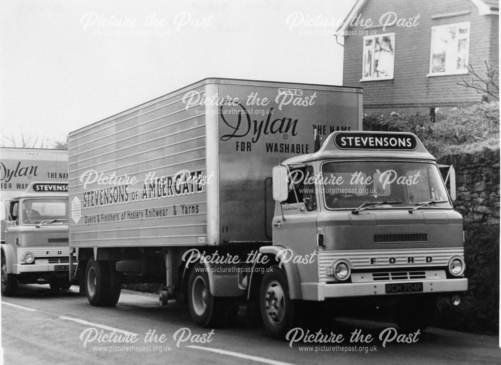 Ford D Series Artic Belonging to Stevensons of Ambergate, c 1970