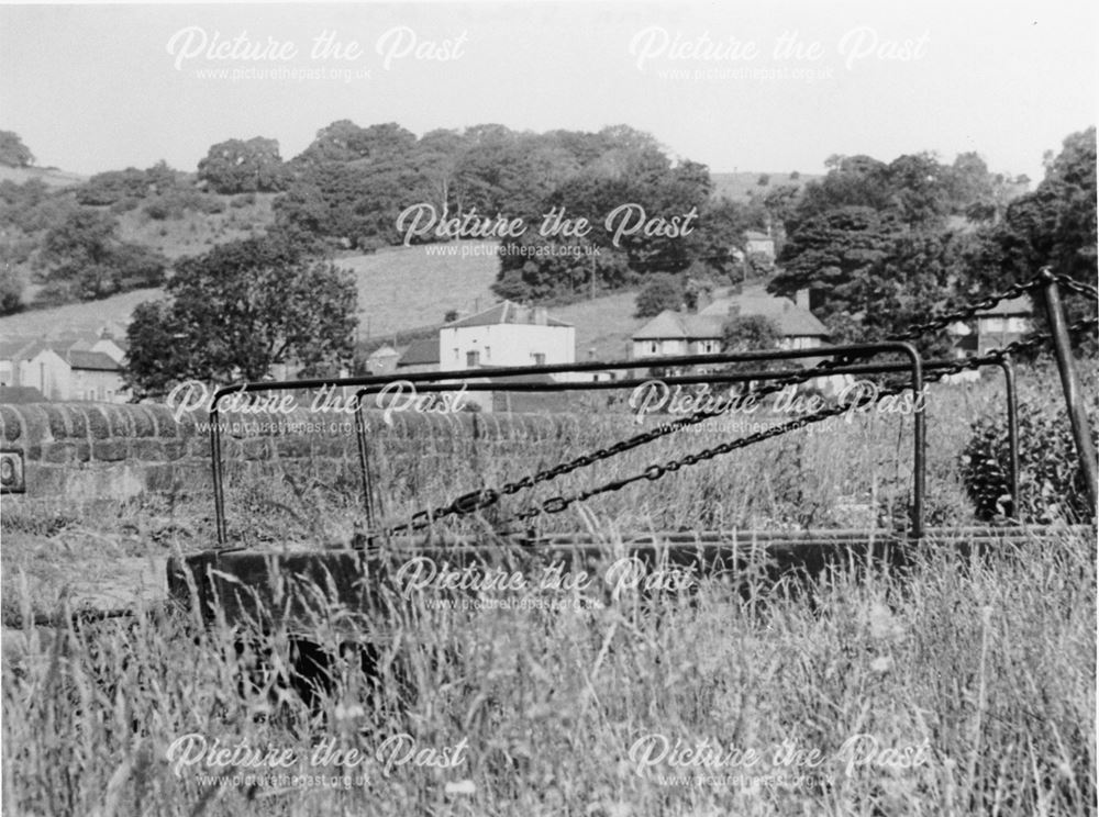 Swingbridge on Cromford Canal near Sawmills Aquaduct, c 1960s