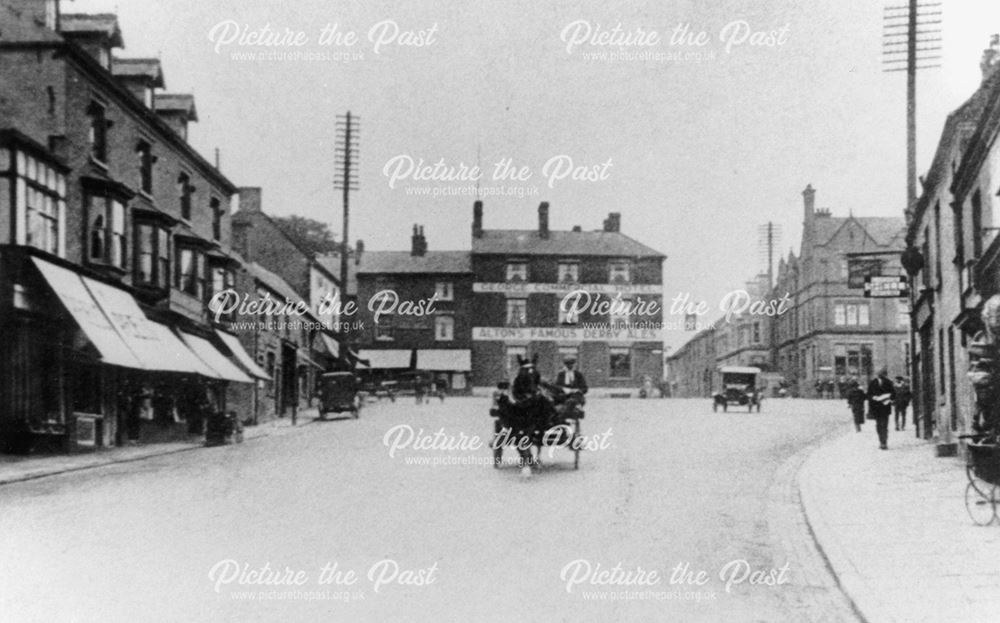 Looking Up Kings Street, Alfreton, c 1930