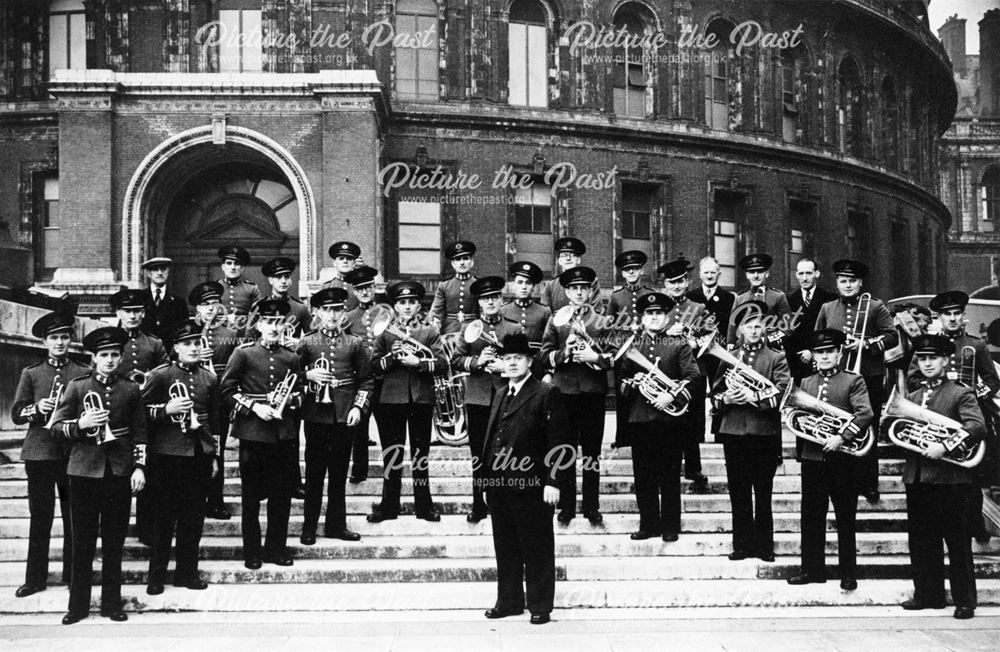 Creswell Colliery Band, Albert Hall, London, c 1940s