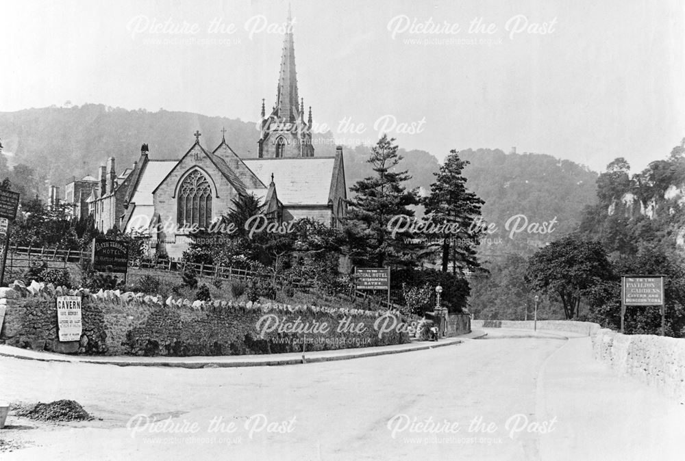 Holy Trinity Church, Derby Road, Matlock Bath, c 1880s