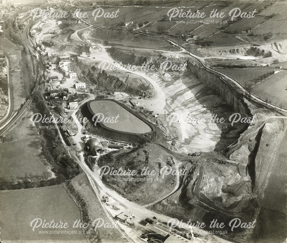 Cawdor Quarry Aerial View, 1957