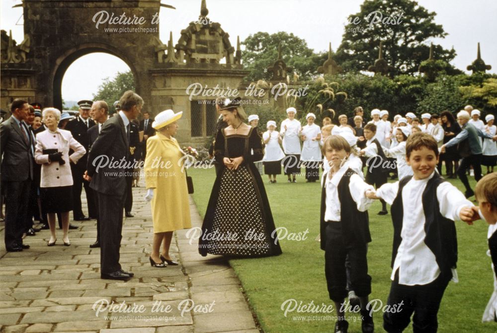 The Queen's visit to Hardwick Hall