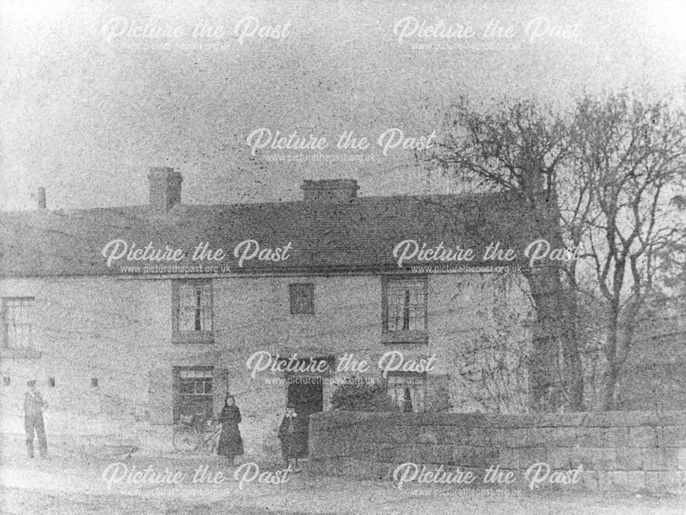 Cottages on Main Road, Smalley, 1907