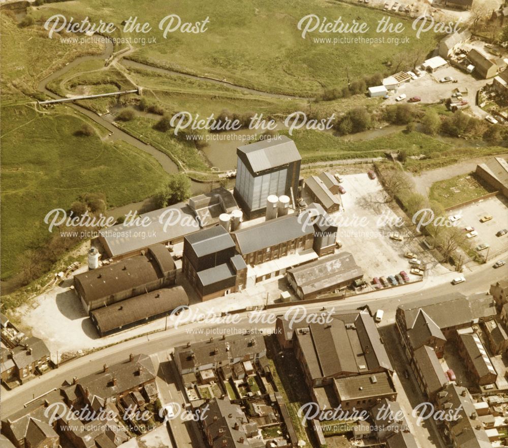 Smiths Flour Mill, Derby Road, Langley Mill, 1982