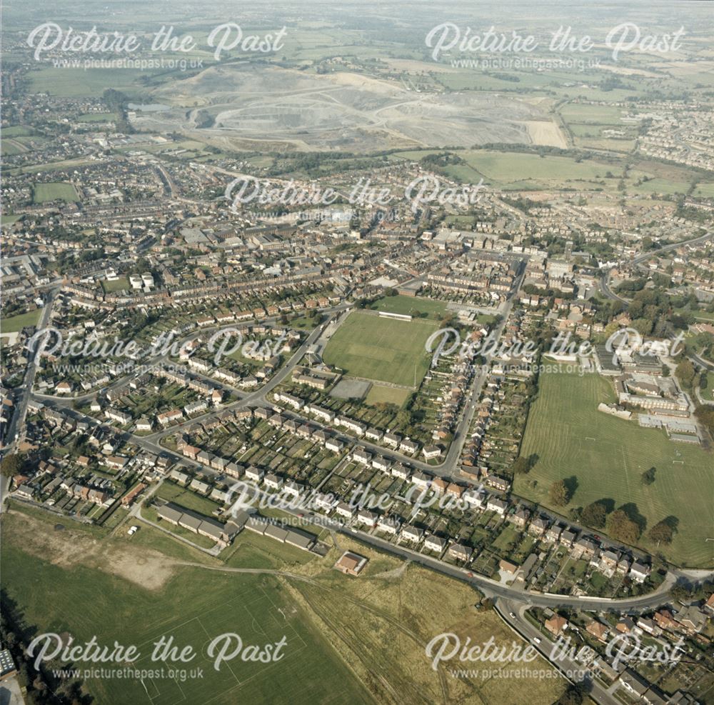 Aerial View of Lockton Avenue, Heanor, 1988