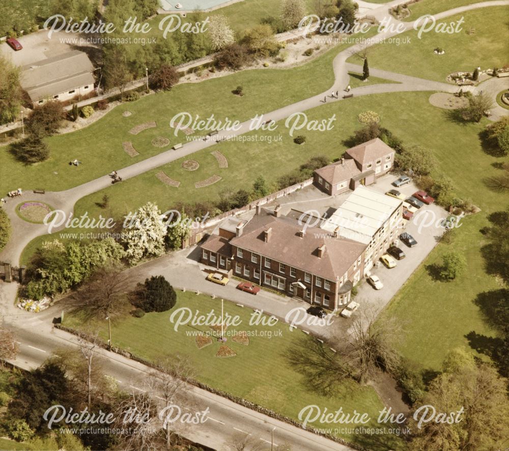 Aerial View of Shanakiel and Heanor memorial Park, Heanor, 1982