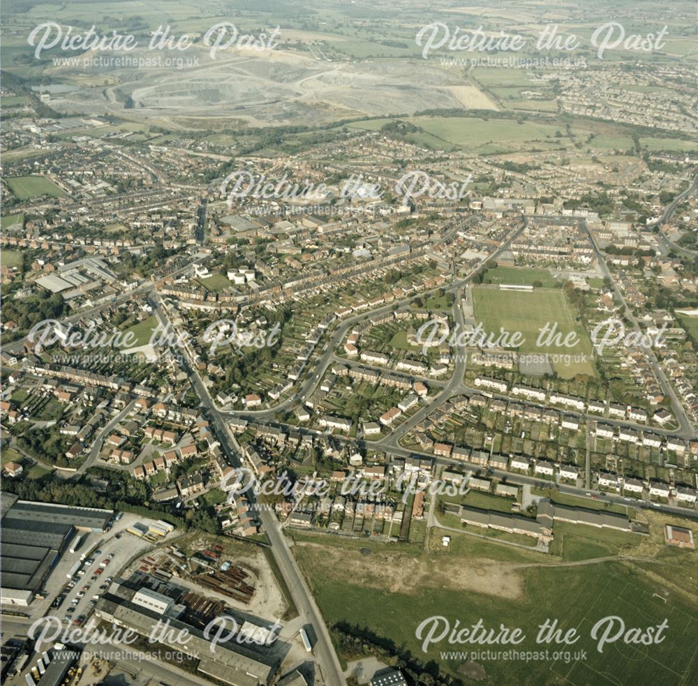 Aerial View of Heanor Industiral Estate, Heanor, 1988