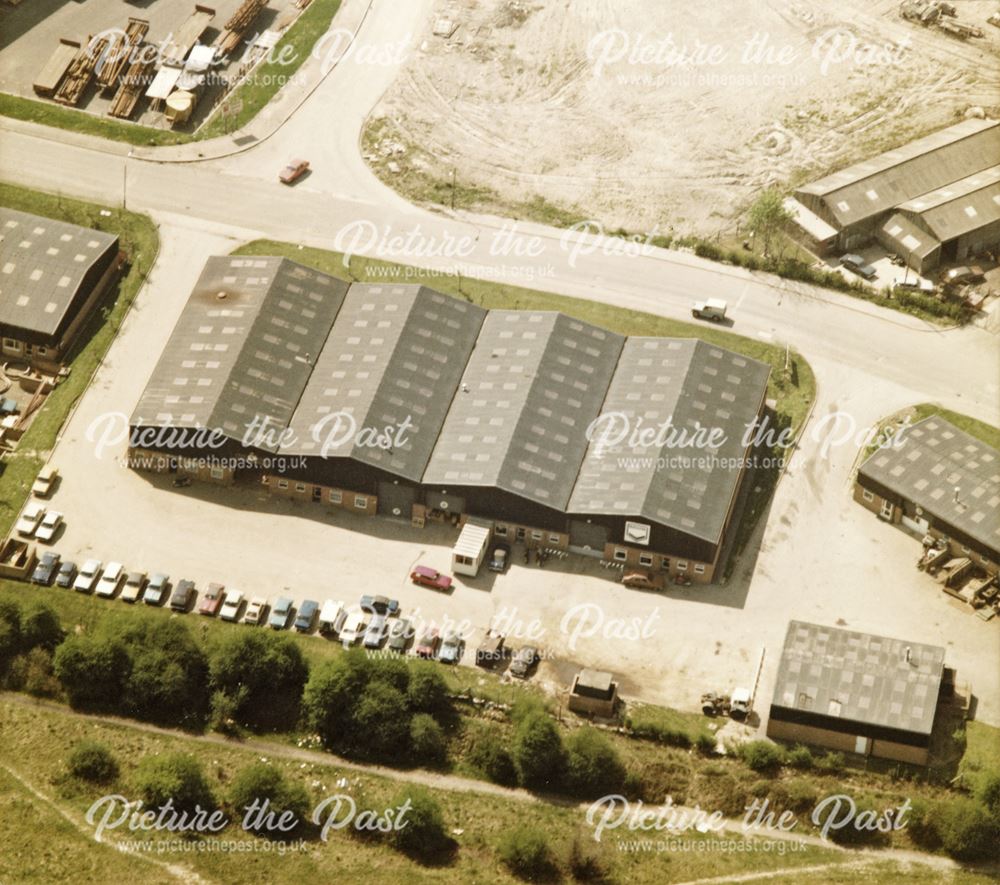 Aerial View of Heanor Gate Industiral Estate, Heanor, 1982