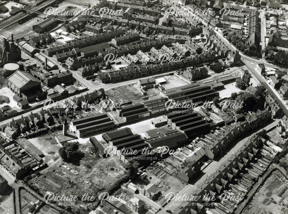 Booth's Hosiery Factory, Awsworth Road, Ilkeston, c 1960