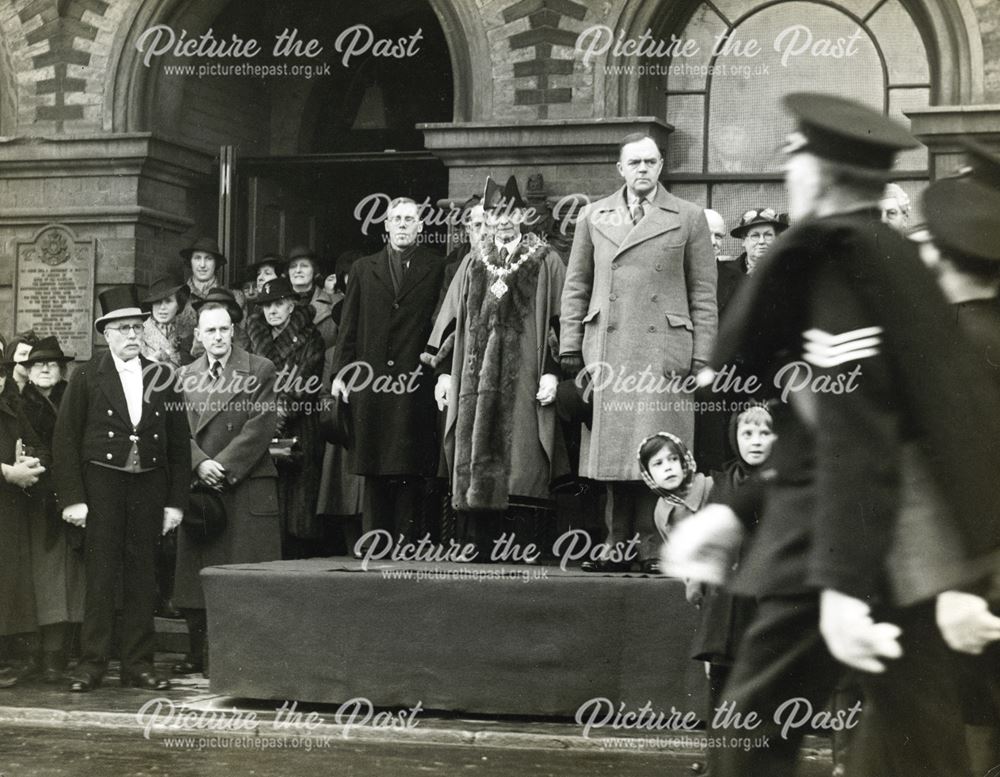 Opening of Warship Week, Ilkeston, 1942