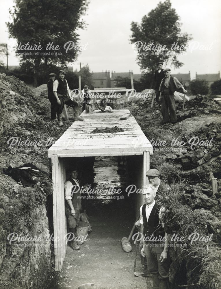 World War 2 Air Raid Shelters, Ilkeston, 1939