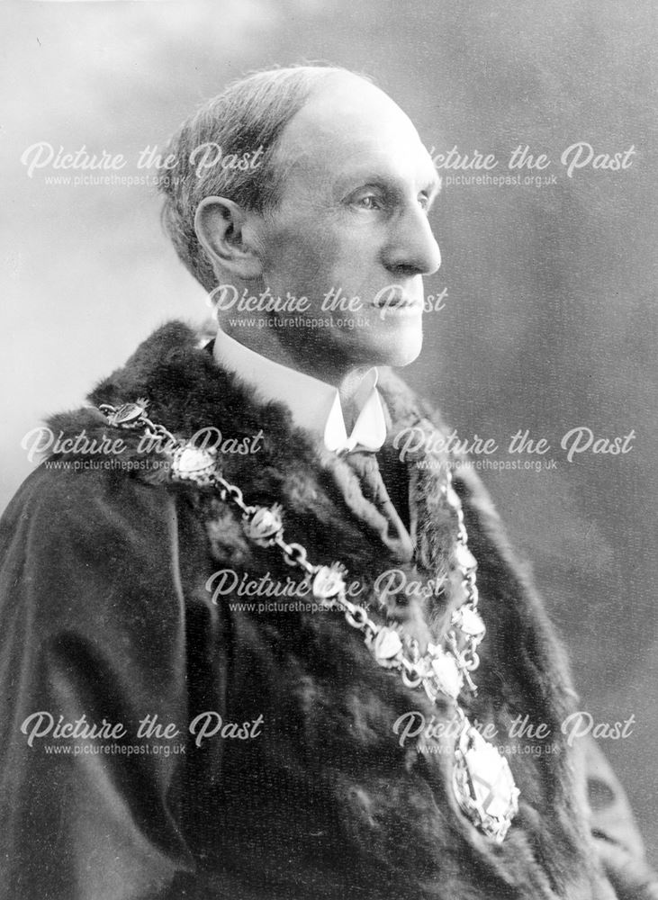 Mayor George William Woolliscroft, Ilkeston, 1926