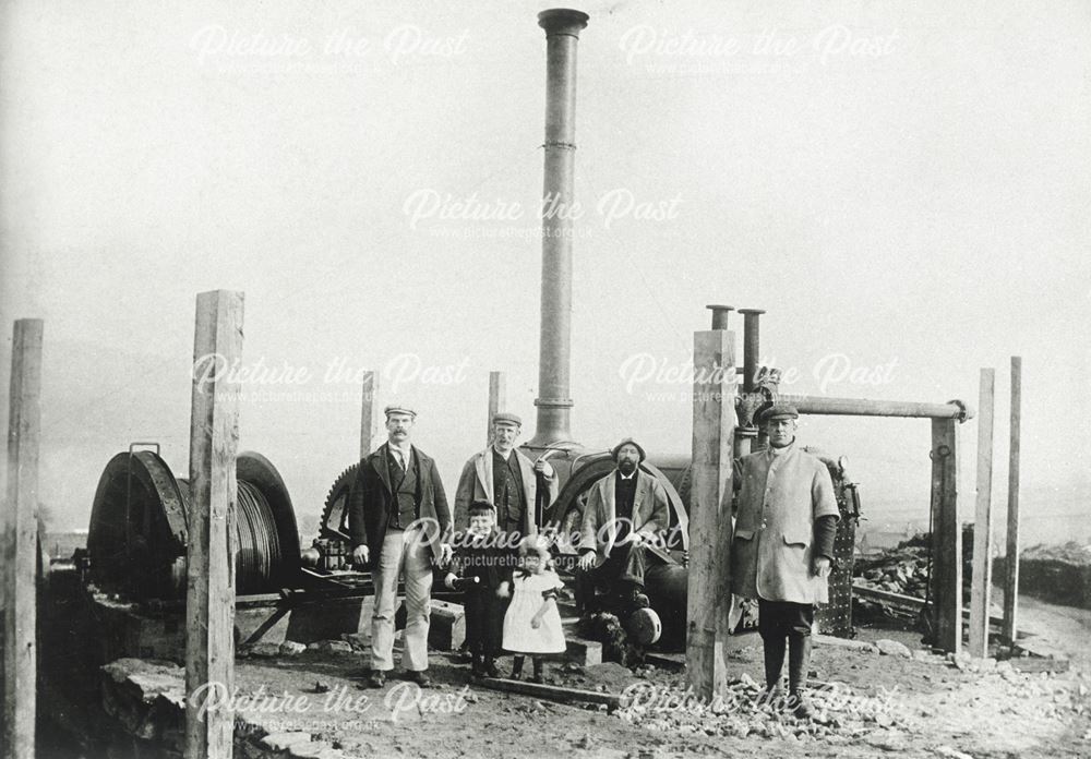 Steam Pump and Winding Engine, Leadmines, Bradwell, c 1895