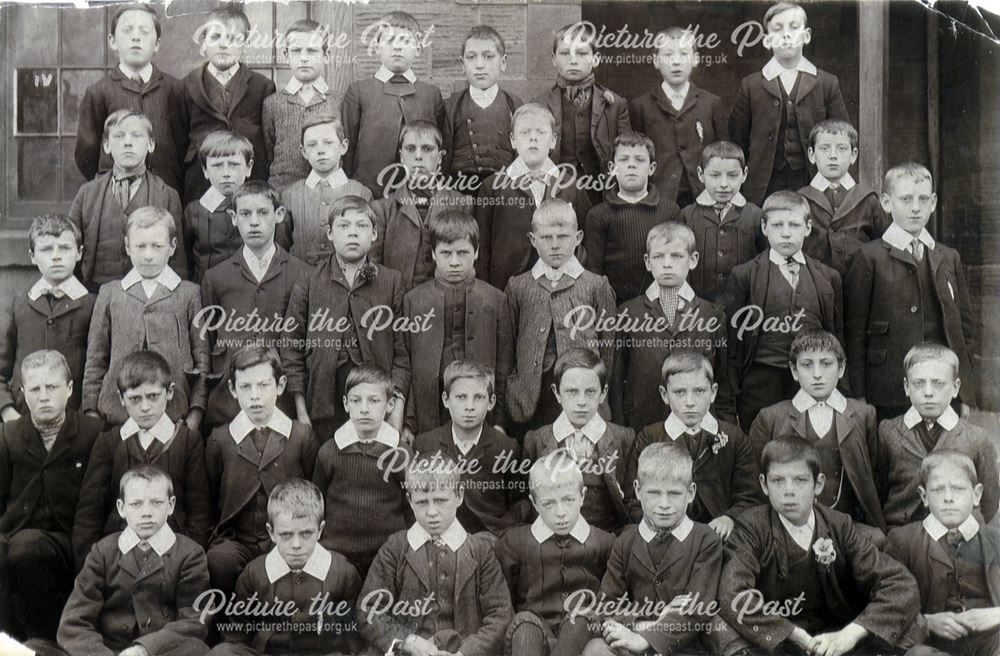 Group photograph, Church School, Staveley, 1902